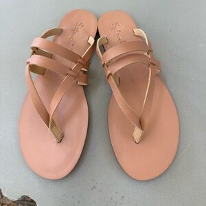 Splendid leather sandals size 7.5 never worn